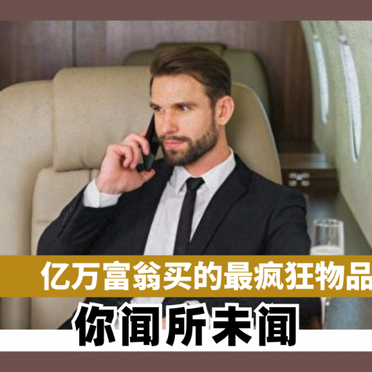 亿万富翁买的最疯狂物品 你闻所未闻