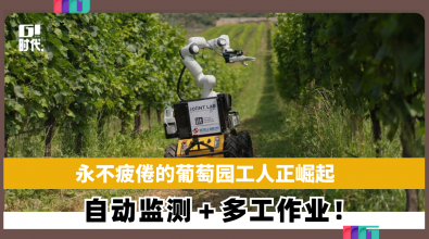 永不疲倦的葡萄园工人正崛起 自动监测＋多工作业！