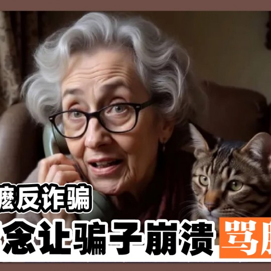 AI阿嬷反诈骗 碎碎念让骗子崩溃骂脏话