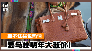 挡不住买包热情 爱马仕明年大涨价！