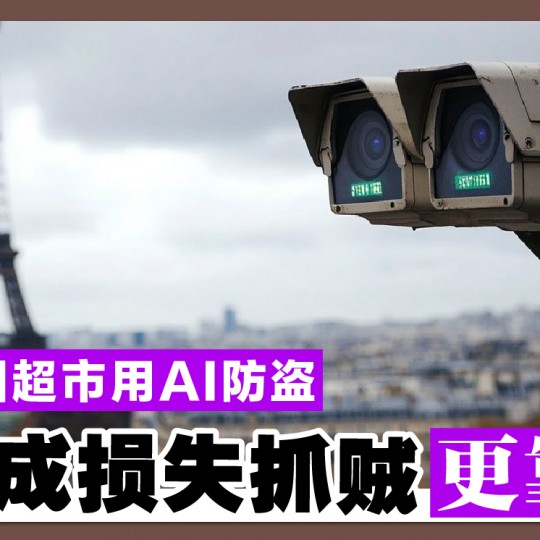 法国超市用AI防盗 减7成损失抓贼更靠谱