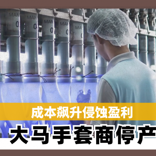 成本飙升侵蚀盈利 大马手套商停产