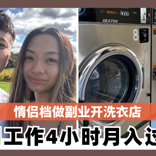 情侣档做副业开洗衣店 每周工作4小时月入过万