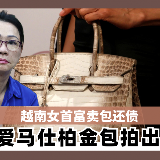 越南女首富卖包还债 2个爱马仕柏金包拍出252万令吉