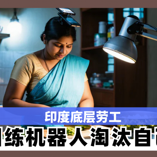 印度底层劳工 训练机器人淘汰自己