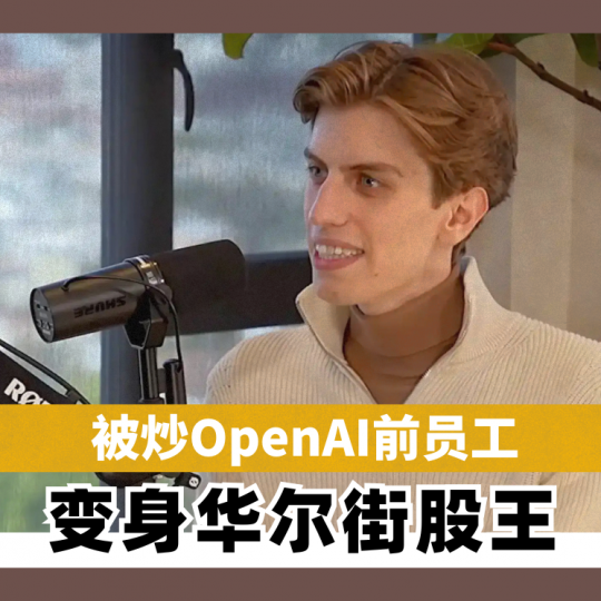 被炒OpenAI前员工 变身华尔街股王